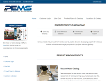 Tablet Screenshot of pemsmotors.com
